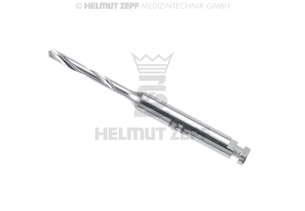 BOHRER Ø 0,9 BOHRTIEFE 9MM, SCHAFT RA Z.B. FÜR Ø 1,2MM TITANSCHRAUBE KERNLOCH