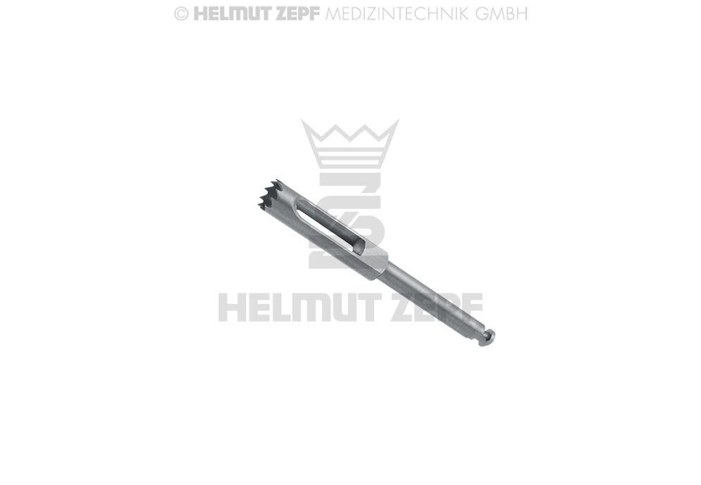 TREPANBOHRER, INNENDURCHMESSER 3,0 MM SCHAFT 2,35 MM X 15MM LG;  8 ZÄHNE