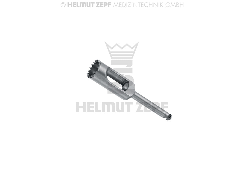 TREPANBOHRER, INNENDURCHMESSER 5,00 MM SCHAFT 2,35 MM X 15MM LG; 9 ZÄHNE