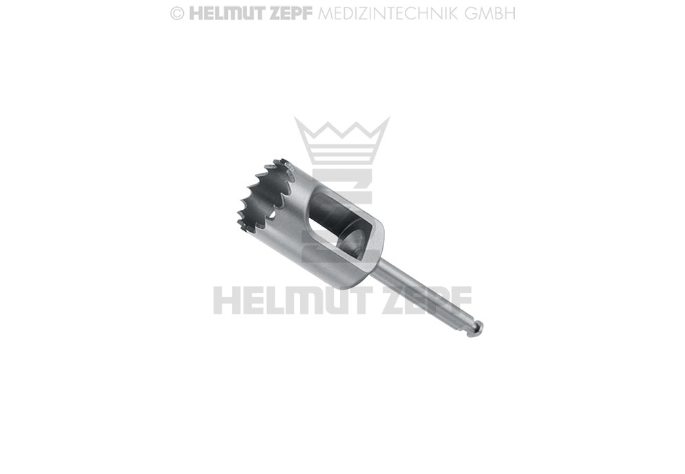 TREPANBOHRER, INNENDURCHMESSER 7,5 MM SCHAFT 2,35 MM X 15MM LG; 19 ZÄHNE