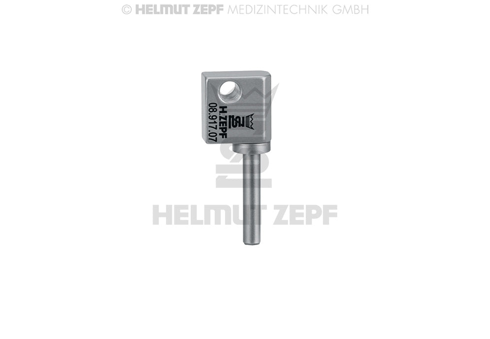 FLAGGENHALTER ZUR EINFACHEN ÜBERPRÜFUNG DER PARALLELITÄT VON IMPLANTATBOHRUNGEN BREITE 7MM FÜR MOLAREN
