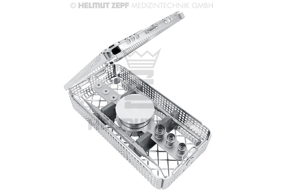 ZEPF RINGSTANZEN SET ZUR GEWINNUNG VON SCHLEIMHAUTTRANSPLANTATEN DR. ZELTNER CH BEINHALTET FOLGENDE POSITIONEN: