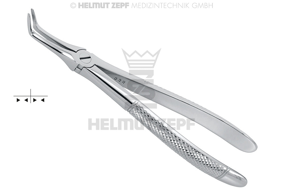 ZAHNZANGE,ENGL.FORM, FIG-45-F UNTERE WURZELN