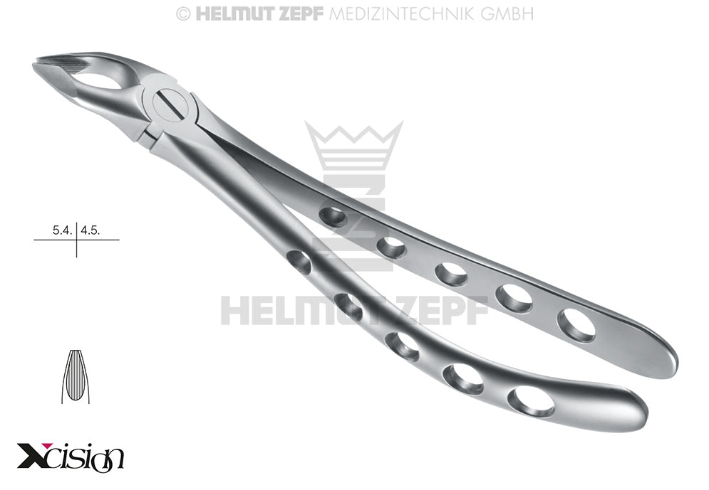 ZAHNZANGE,ENGL.F.FIG.35N OBERE PRÄMOLAREN SPEZ.-MAUL, XCISION-LINE®