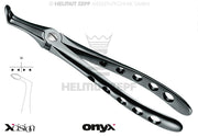 WURZELZANGE FÜR UNTERKIEFER, FIG. 45-SB BLACK EVO.>>MIT MAULRANDZAHNUNG<< XCISION-LINE®