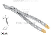 ZAHNZANGE, ENGL.FORM, FIG. 51-A, WURZELZANGE FÜR OBERKIEFER XCISION-LINE®    <<DIAMANTIERT>>