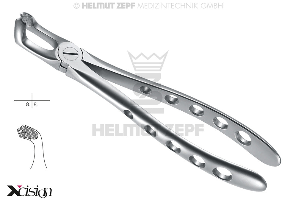 ZAHNZANGE, ENGL.FORM, FIG. 79, FÜR UNTERE 3. MOLAREN, KLEINES MODELL ZEPF XCISION-LINE®