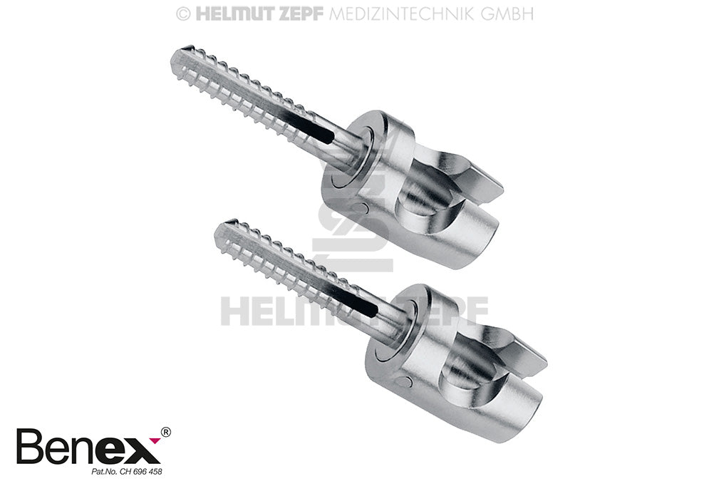 SCHRAUBE, 10 MM, Ø 2,1 MM, Ø 2,1MM, "SF" = SHORT & FAT BENEX VERPACKUNGSEINHEIT = 2 STÜCK