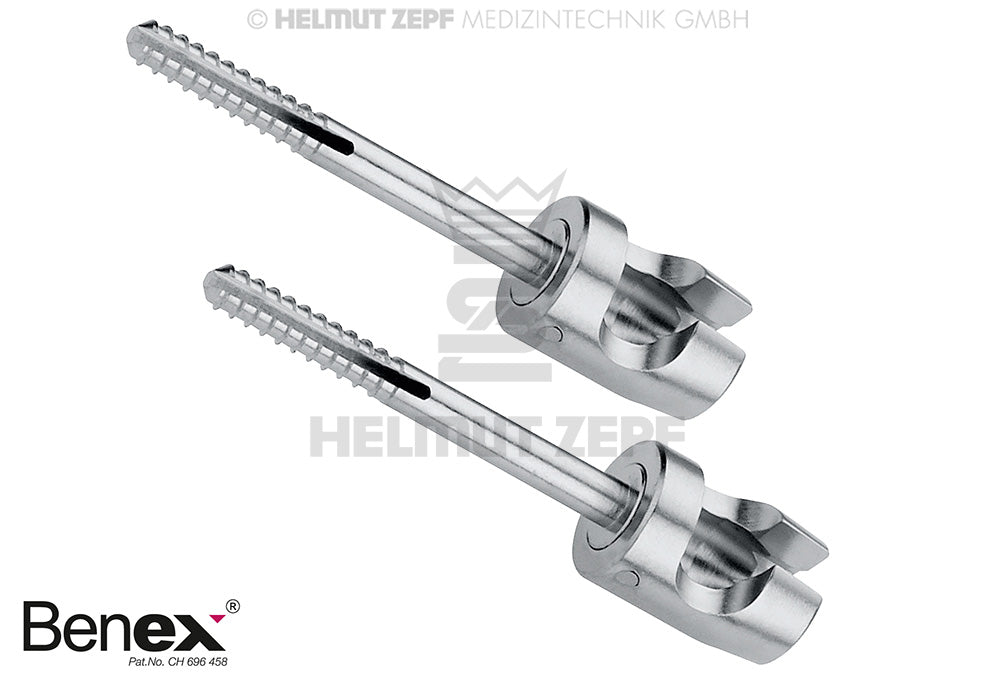 SCHRAUBE, 16 MM, Ø 1,6 MM, 1 PAAR, L = LONG, BENEX VERPACKUNGSEINHEIT = 2 STÜCK