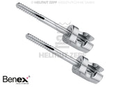 SCHRAUBE, 16 MM, Ø 1,6 MM, 1 PAAR, L = LONG, BENEX VERPACKUNGSEINHEIT = 2 STÜCK