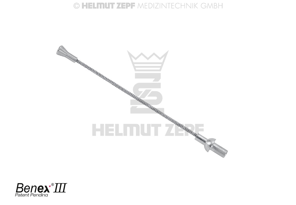 Zugseil mit Halbkugel für BENEX III