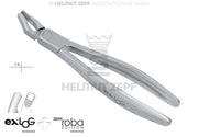 EXLOG® ZAHNZANGE FIG. 17 OBERE RECHTE WEISHEITSZÄHNE UND MOLAREN SPEC.-MAUL, TIEFGREIFEND