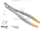 EXLOG® ZAHNZANGE FIG. 17 OBERE RECHTE WEISHEITSZÄHNE UND MOLAREN SPEC.-MAUL, TIEFGREIFEND, >> DIAMANTIERT