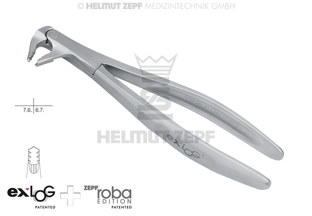 EXLOG® ZAHNZANGE FIG. 22  SPEC.-MAUL, TIEFGREIFEND