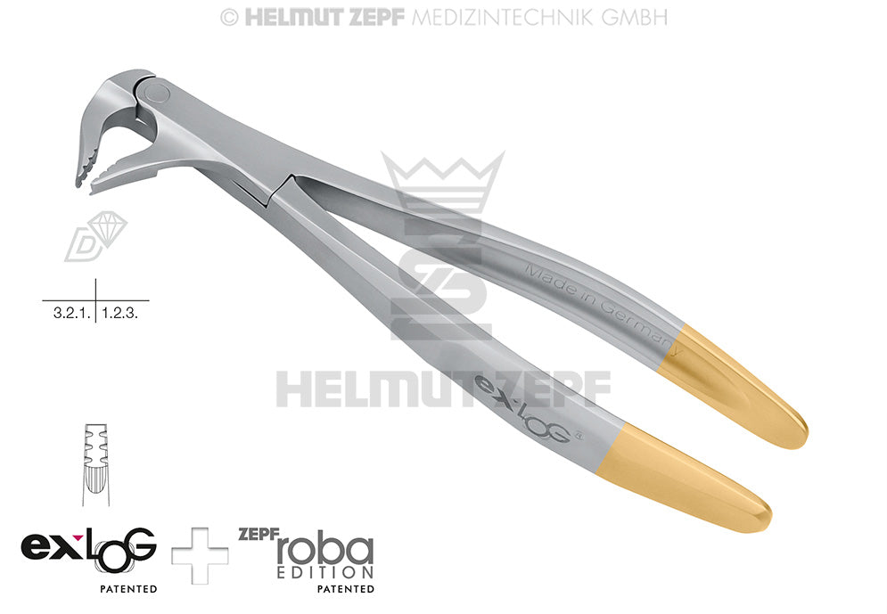 EXLOG® ZAHNZANGE FIG. 36M >> DIAMANTIERT
