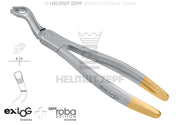 EXLOG® ZAHNZANGE FIG. 67A OBERE WEISHEITSZÄHNE, SPEC.-MAUL, TIEFGREIFEND, >> DIAMANTIERT
