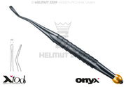 APPROXIMAL WURZELHEBER, DISTAL, FIG. 77L 4,5MM, ZEPF X-TOOL GRIFF, GELBE FARBCODIERUNG, ONYX BESCHICHTET
