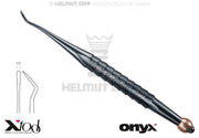 APICAL ELEVATOR, FÜR DEN APIKALEN ZUGANG ZUM WURZELREST, MESIAL BIEGUNG, 2,5MM BRAUNE FARBMARKIERUNG, ONYX BESCHICHTET