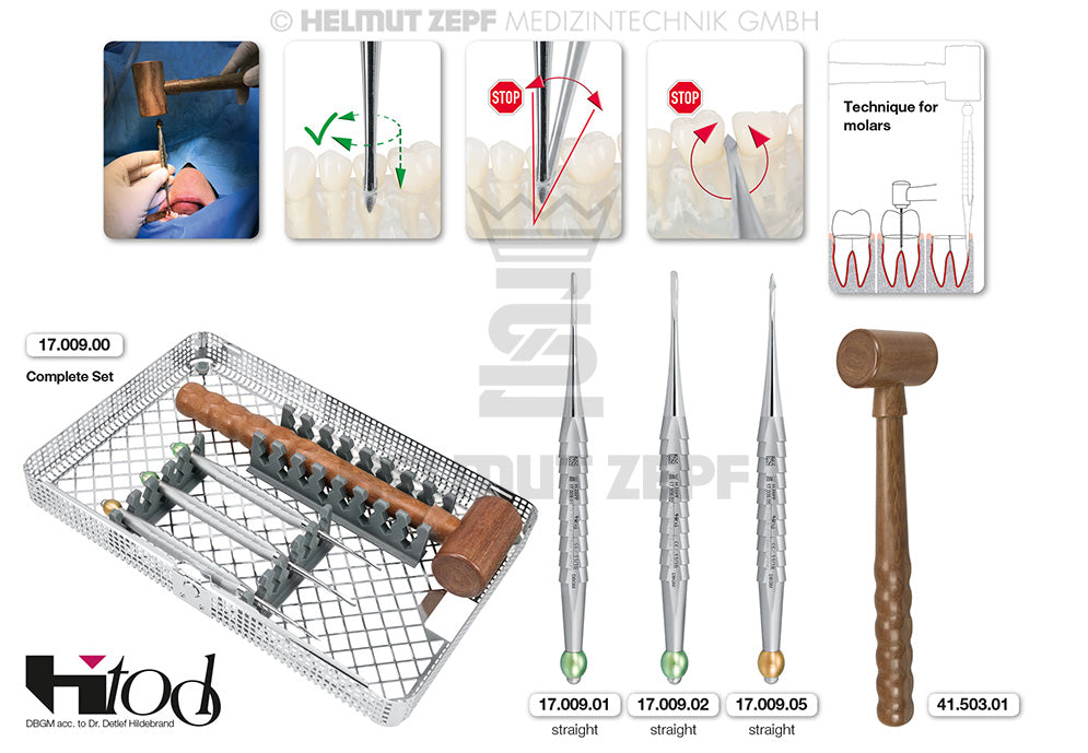 H-TOOL FIG.2 GERADE, ARBEITSENDE 3,5MM MIT GRÜNER KUGEL
