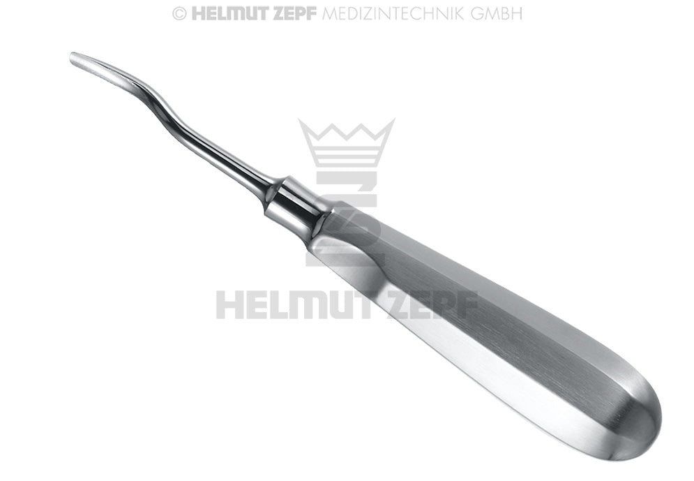 WURZELHEBER, BAJONETT-FORM, FIG. 57, Ø 4 MM, MIT DAUMENKEHLE