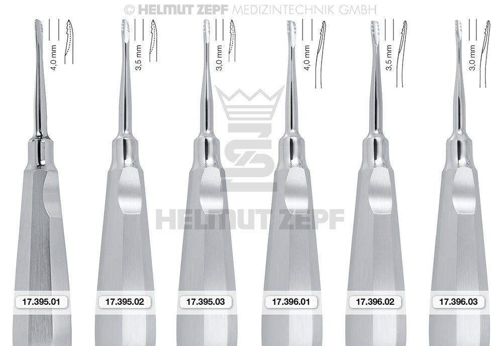 Lindo-levien, Wurzelheber, Fig-lllc Abgebogen, 4,0mm