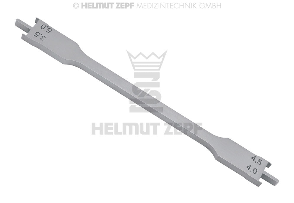 BRACKET POSITIONIERER, 13CM 018 SLOT, ROSTFREI, GEHÄRTET