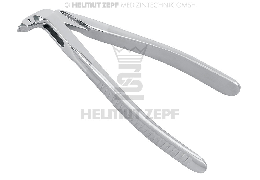 ZEPF - KRONEN-SPREIZ-ZANGE, 14,5 CM, MIT GEKEHLTEM GRIFF, NACH BAUER, MODIF. NEUES MODELL