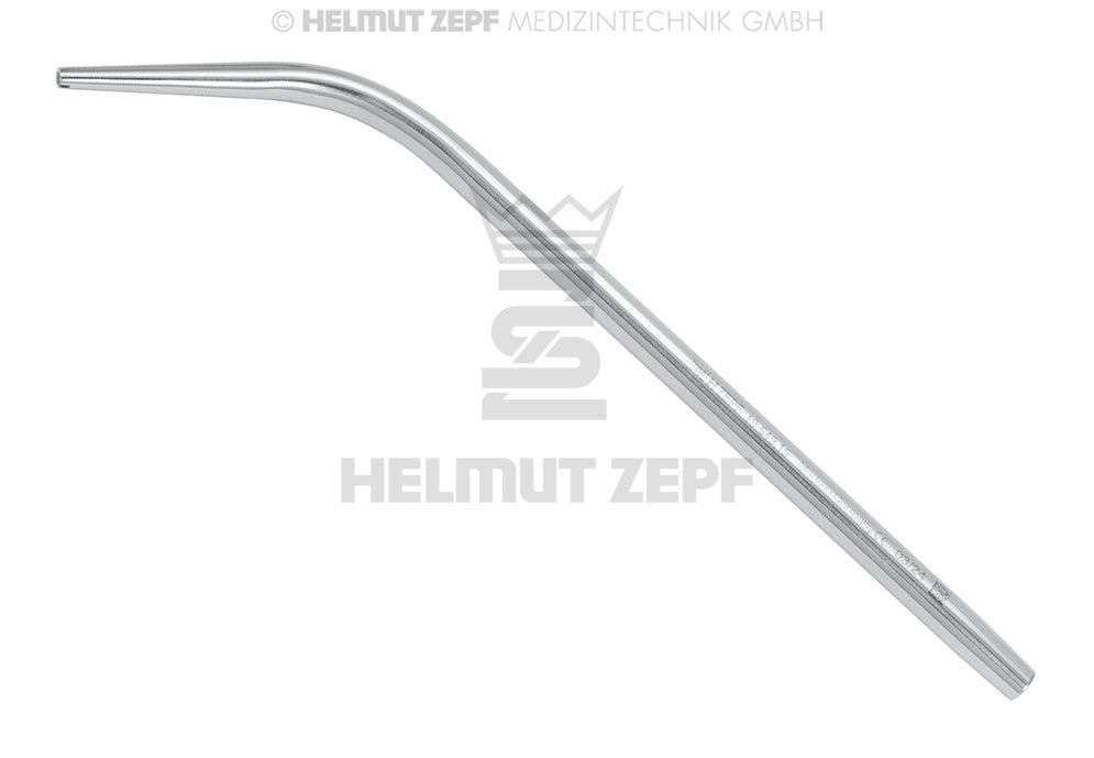 CHIRURGISCHER ABSAUGER, 1.5 MM DURCHMESSER, GEBOGEN, 175 MM, MIT LOCH