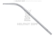 CHIRURGISCHER ABSAUGER, 1.5 MM DURCHMESSER, GEBOGEN, 175 MM, MIT LOCH