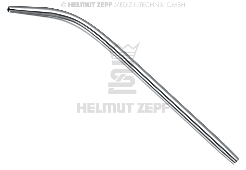 CHIRURGISCHER ABSAUGER, Ø 3MM, 175MM LANG MIT SCHLITZ GEGEN FESTSAUGEN