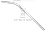 CHIRURGISCHER ABSAUGER MIT LUER ANSATZ OPTIMAL FÜR ENDO - TIPS GEBOGEN 175MM LANG Ø 4,2MM