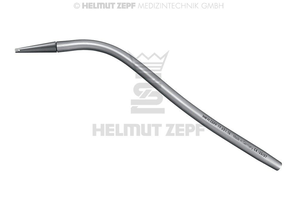CHIRURGISCHER ABSAUGER SINUSLINE, MIT TITANSPITZE, Ø 3,0 MM