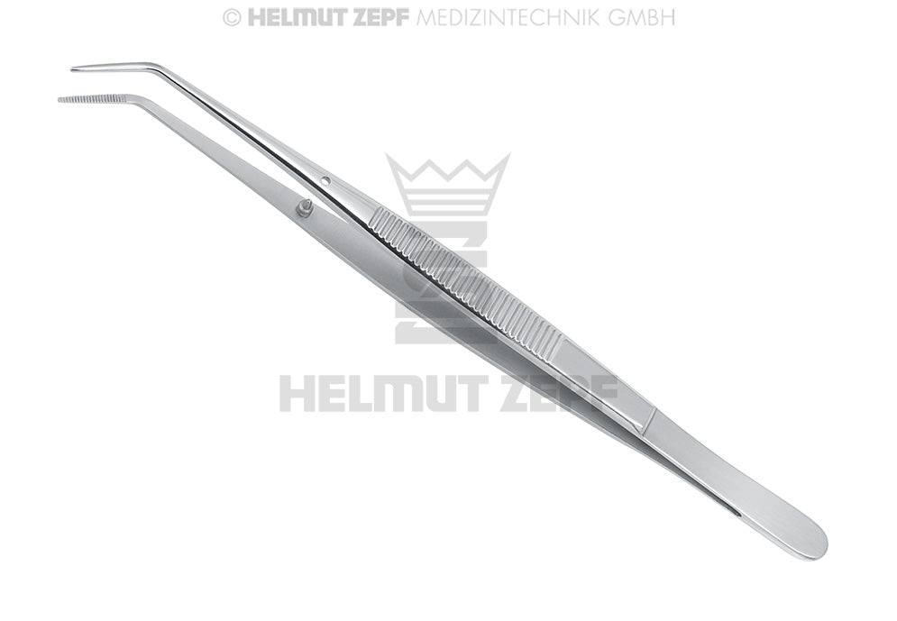 LONDON-COLLEGE, ZAHNPINZETTE, FIG. 3, GERIEFTE LANGE SPITZEN, 15 CM