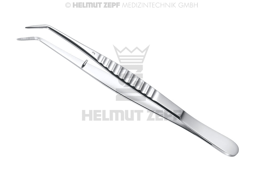LONDON-COLLEGE, ZAHNPINZETTE, FIG. 3, MODIFIZIERT, GERIEFT, 15CM