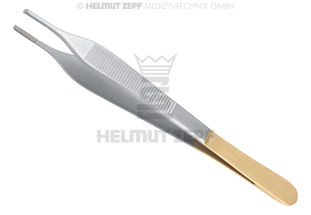 ADSON, ANATOMISCHE PINZETTE, 15 CM, MIT HARTMETALL-EINSATZ