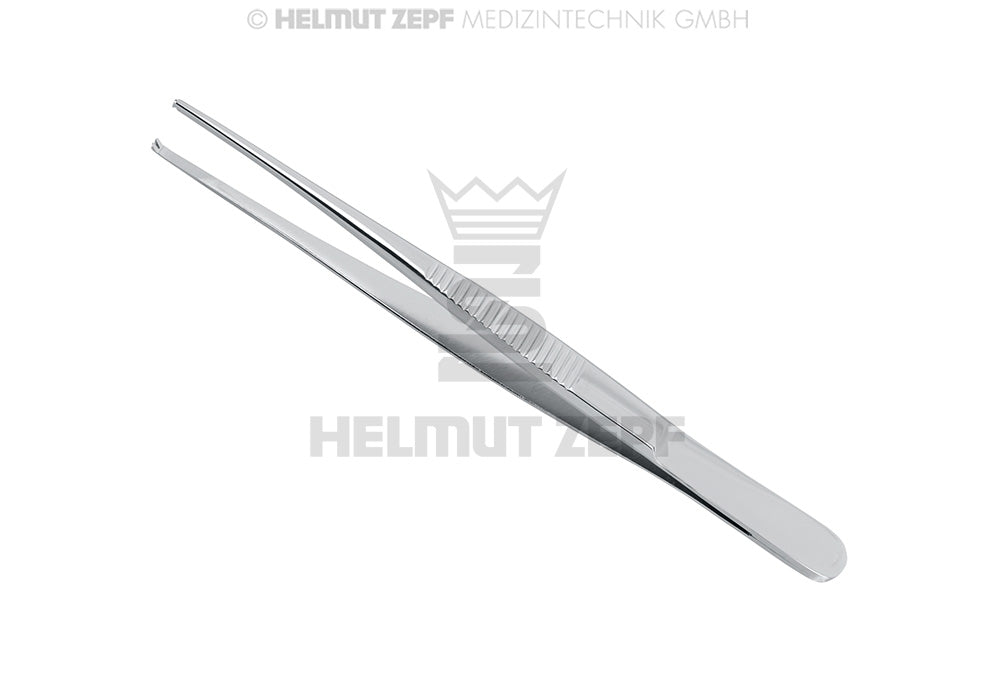 CHIRURGISCHE PINZETTE, 11,5 CM 1X2 ZÄHNE, SCHMAL,