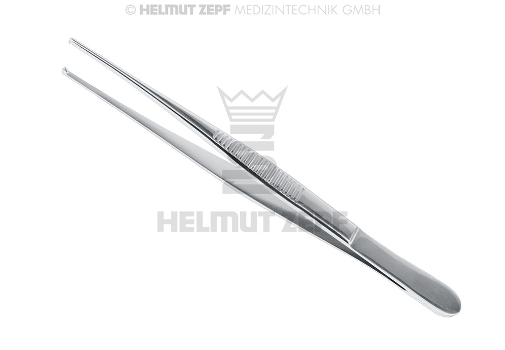 CHIRURGISCHE PINZETTE, 13 CM, 1X2 ZÄHNE, SCHMAL,