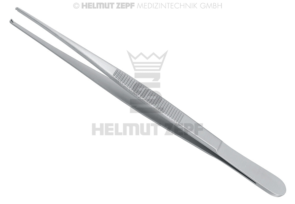 CHIRURGISCHE PINZETTE, 16CM, 1X2 ZÄHNE, SCHMAL,