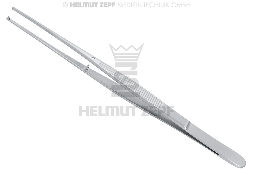 SEMKEN, CHIRURGISCHE PINZETTE, 15 CM, 1 X 2 ZÄHNE, GERADE,