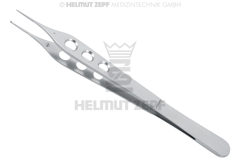 Micro-adson, Chirurgische Pinzette,15 Cm 1 X 2 Zähne. 0,6 Mm Feine Feder, 3 Grifflöcher