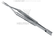 MIKRO-PINZETTE, ÜBERSETZT, 17,5 CM 1 X 2 ZÄHNE, FADENPLATTE 10 MM LG, 0,6 MM BREIT, ZEPF-LINIE
