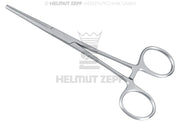 KOCHER, ARTERIENKLEMME,  14 CM, GERADE, 1 X 2 ZÄHNE
