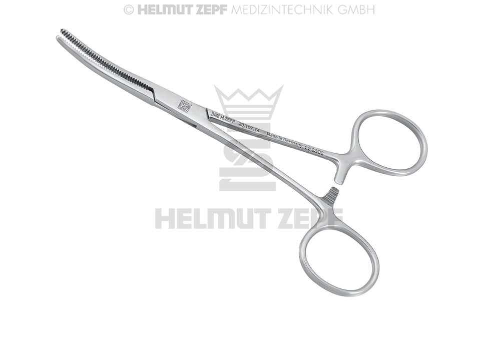 PEAN (ROCHESTER), ARTERIEN- KLEMMEN, 14 CM, GEBOGEN