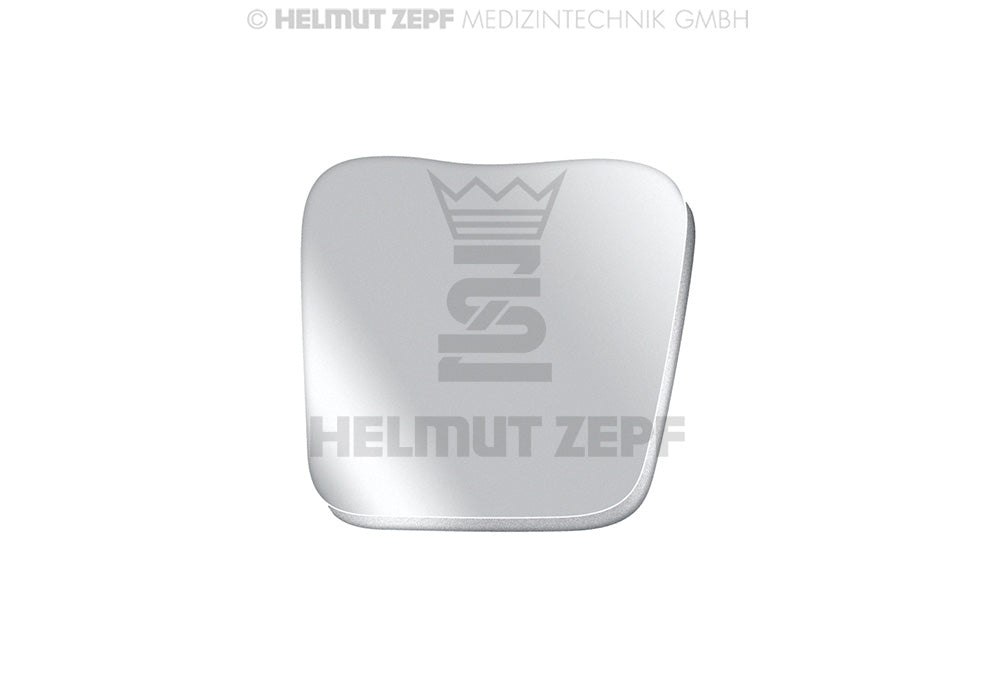 SPIEGEL ZUR INTRAORALEN FOTOGRAFIE RHODIUM FRONT, DADURCH SEHR SCHARFES BILD OHNE DOPPELEFEKTE.