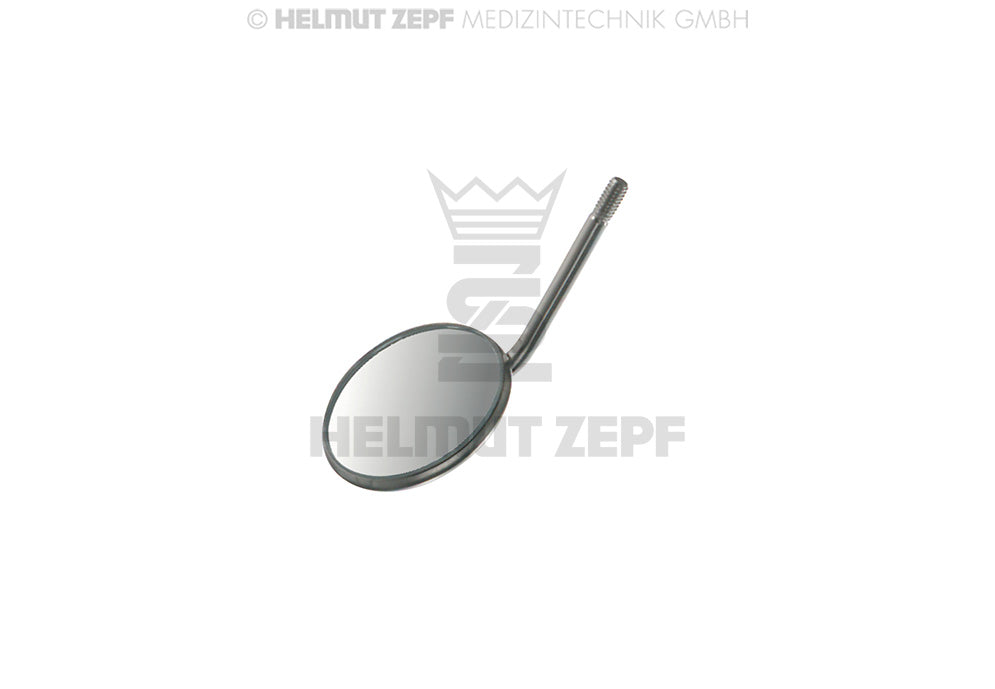 MUNDSPIEGEL, PLAN, 22 MM D, (GRÖSSE 4) EINFACHES GEWINDE, ROSTFREI VERPACKUNGSEINHEIT=12 STÜCK