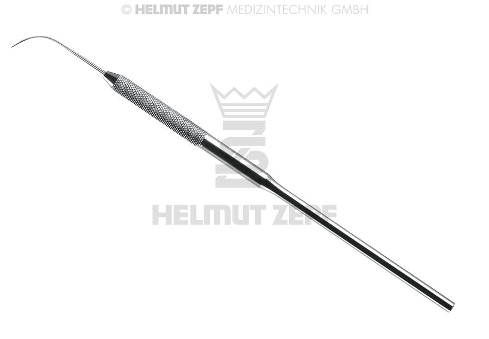 SONDE, EINENDIG, FIG-3A RUNDER KARIERTER GRIFF, ROSTFREI "MIT FEINEN SPITZEN"