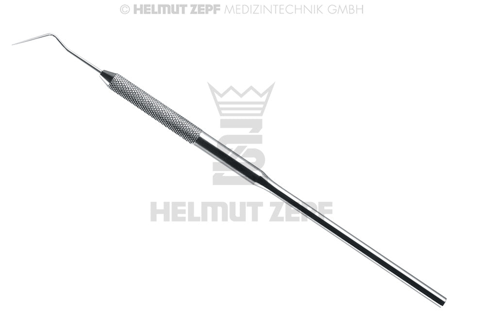 SONDE, EINENDIG, FIG-9, RUNDER KARIERTER GRIFF, ROSTFREI "MIT FEINEN SPITZEN"