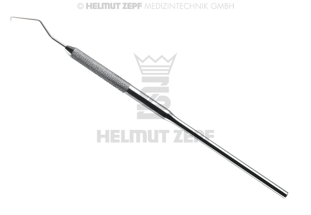 SONDE, EINENDIG, FIG-17, RUNDER KARIERTER GRIFF, ROSTFREI "MIT FEINEN SPITZEN"