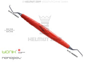 ZEPF-BIONIK, SPEZIAL KÜRETTE, GRACEY GRACEY 7-8 M5, HELLROT-MAGENTA EINSÄTZE AUSWECHSELBAR, NANOPAL-COATING