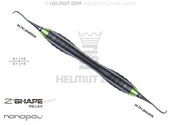 SICHELSCALER FIG. 204SD IM Z-SHAPE RELAX GRIFF, GELBGRÜN NANOPAL, EINSÄTZE AUSWECHSELBAR